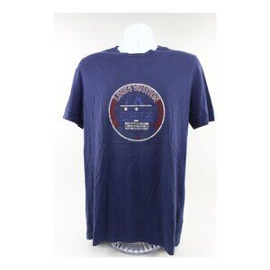 Louis Vuitton Men's XL Navy Blue Bear LV T-Shirt 114lv10